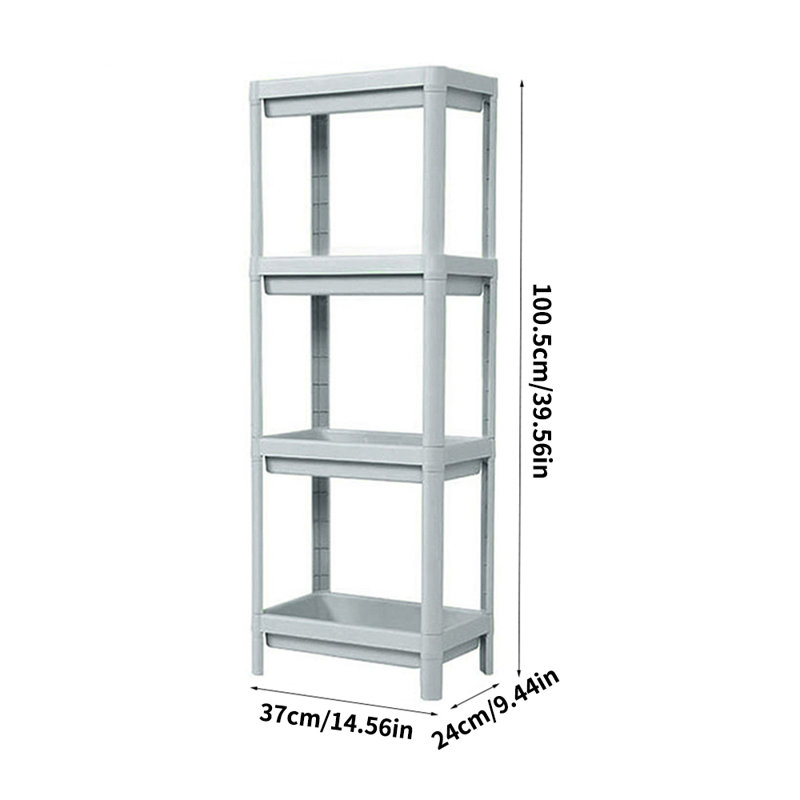 Chas 37cm W Plastic Shelving Unit