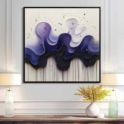Rythme rythmique de lavande liquide Dreams II - peinture sur toile