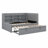 Upholstered Daybed With Trundle, Storage Shelves, USB & Outlet-1238189100