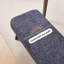Banc rembourré avec cadre en bois et repose-pieds rectangulaire avec mousse haute densité-132449105