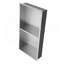 Niche double 13 po x 25 po en acier inoxydable, nickel brossé-1490376854