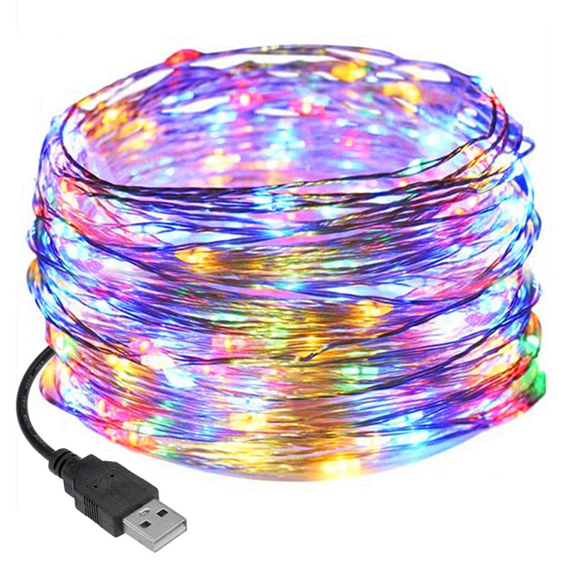 Alcine 1 - Bulb 197'' Plug-in Fairy String Light, Multicolor