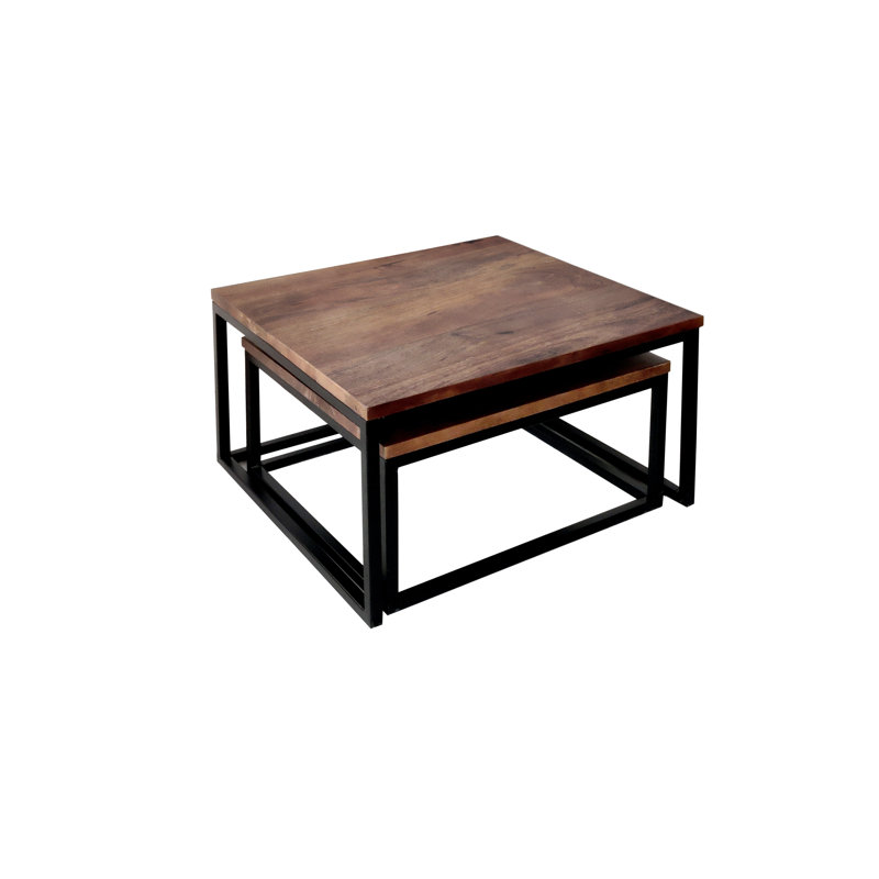 Timko Frame Coffee Table, Walnut