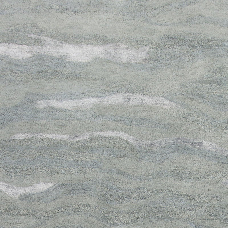 Tapis vert clair touffeté Caley