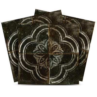 8'' W x 8'' L Vinyl Peel and Stick Mosaic Tile