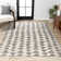 Taos Moroccan Triangle Geometric Cream/Gray Rug