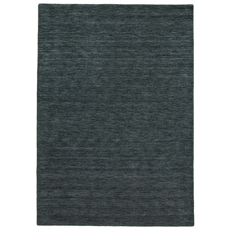 Stevenage Rectangle Wool Hand Woven Area Rug, Rectangular 70 x 140 cm
