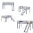 Twin Low Loft Bed With Slide, Ladder, Guardrails, Grey, Twin-1551963504