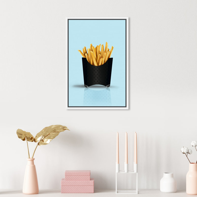 Fashion and Glam - Impression sur toile, H 15 po x l 10 po, Cadre blanc