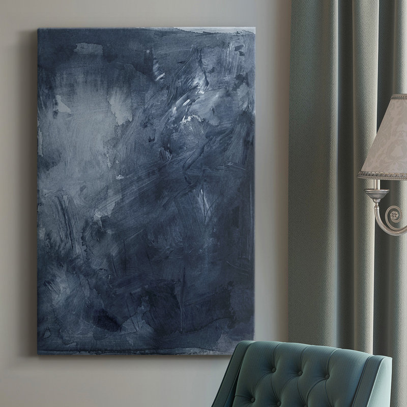In Too Deep I - peinture sur toile tendue, H 36 po x l 24 po x P 1,5 po