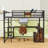 Queen Loft Bed With Desk And Storage Drawers,Ladder