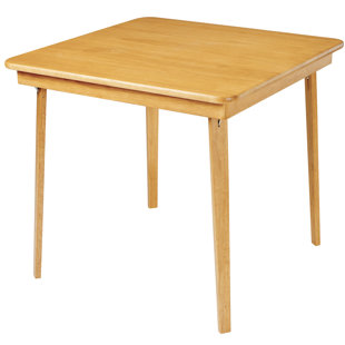 32'' Solid Wood Square Portable Folding Table