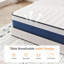 Matelas / lit hybride à ressorts 12 po dans une boîte, sensation moelleuse mi-ferme - Mousse à mémoire de forme multicouche et ressorts ensachés - Certifié CertiPUR-US-107174089