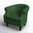 Adea Polyester Barrel Chair-1625759293