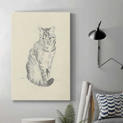 Toile tendue avec châssis House Cat I - prêt à accrocher
