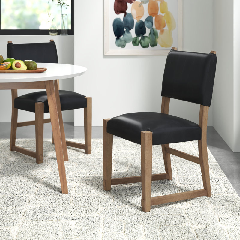 Iresha 18'' H Faux Leather Upholstered Side Chair