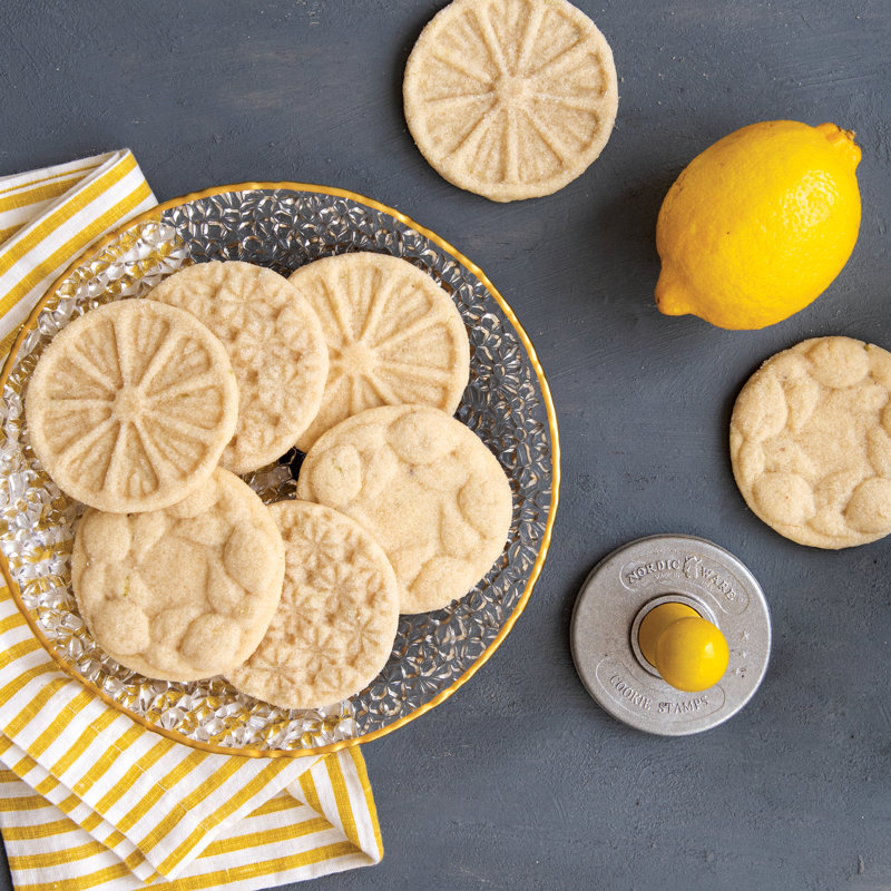 Nordic Ware 3-Piece Citrus Cookie Stamp Set