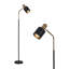 Lampe sur pied industrielle moderne avec abat-jour réglable à 360 °, 3 options de température de couleur, compatible avec une ampoule E26, lampe sur pied pour le salon, la chambre à coucher, le bureau