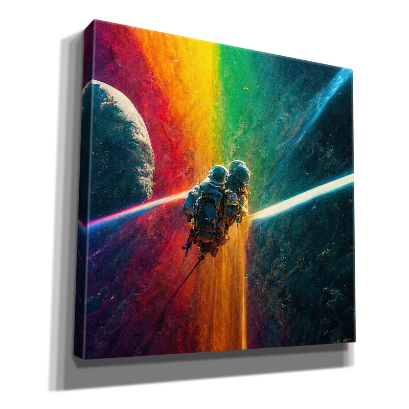 «Multi Rainbow» par Ben Heine, H 12 po x l 12 po x P 0,75 po