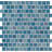 Montessa Coastal Reflection x 12 in. x 12 in. Glossy Glass Mosaic Floor and Wall Tile
