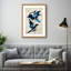 Nature Inspired Blue Birds-1086047318