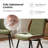  Oakham 19.75''W Modern Solid Wood Dining Chair Set with Bent Wood-1284401357-1284401356