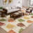 Premium Machine Washable Dream Shag ADS170 Tea Cups Rug-1897065466