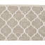 Himalayan Linen Geometric Area Rug in Gray/Beige
