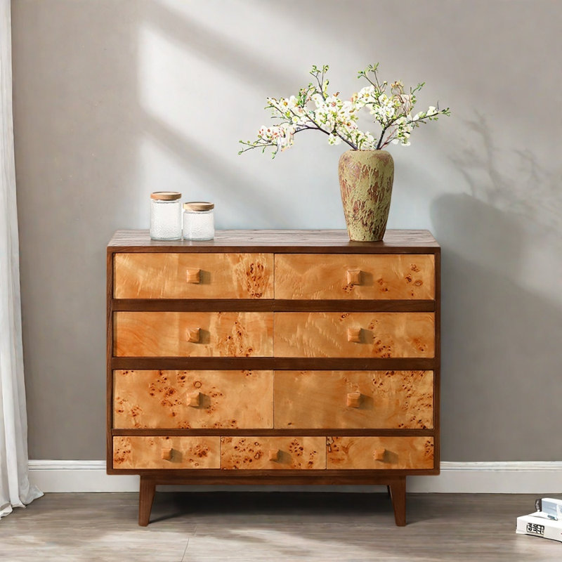 Console avec neuf tiroirs