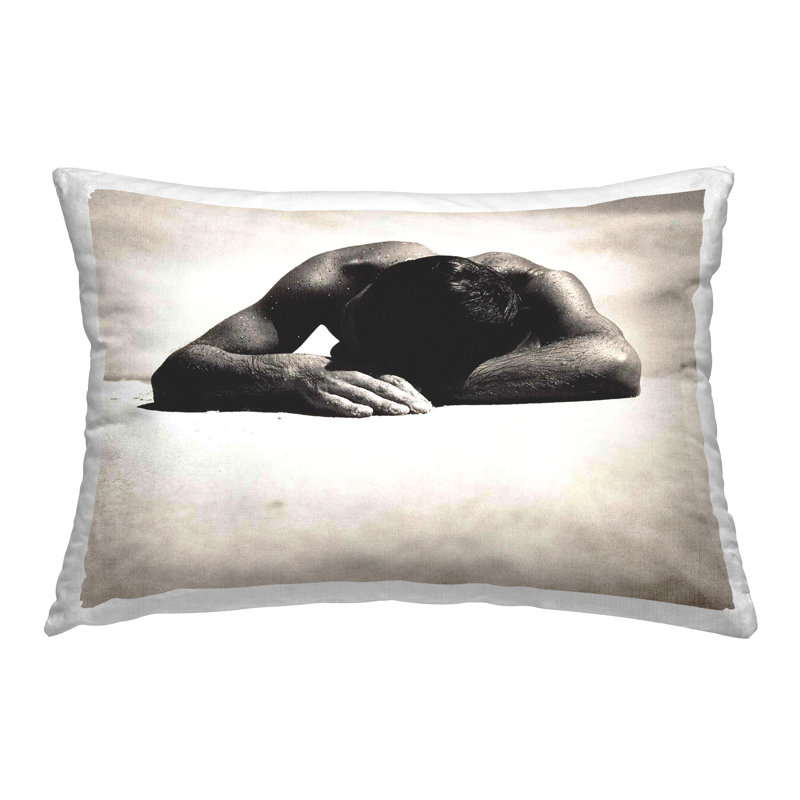 Coussin décoratif imprimé Sunbaker Beach par Graffitee Studios