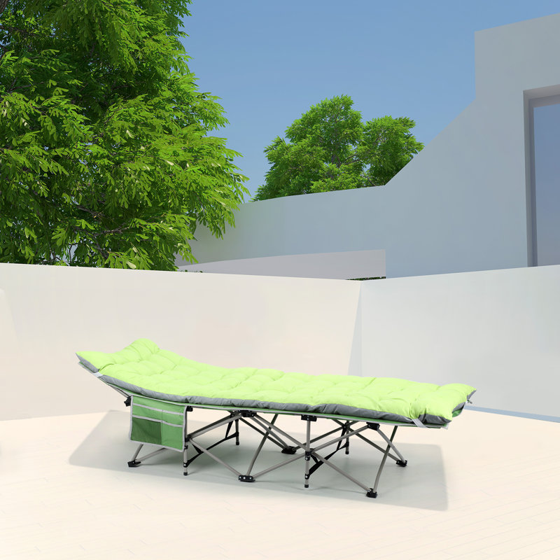 Lit de camp portatif, Vert