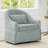 Martha 30.3 ″ Wide Upholstered Swivel Barrel Accent Chair-8971227