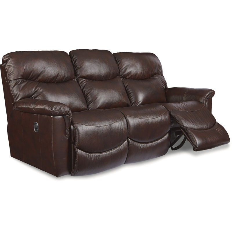 James Leather Match Reclining Sofa