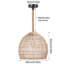 Luminaires suspendus en rotin et osier en bambou, lanterne en bambou pour salon, salon de thé et café-233570533