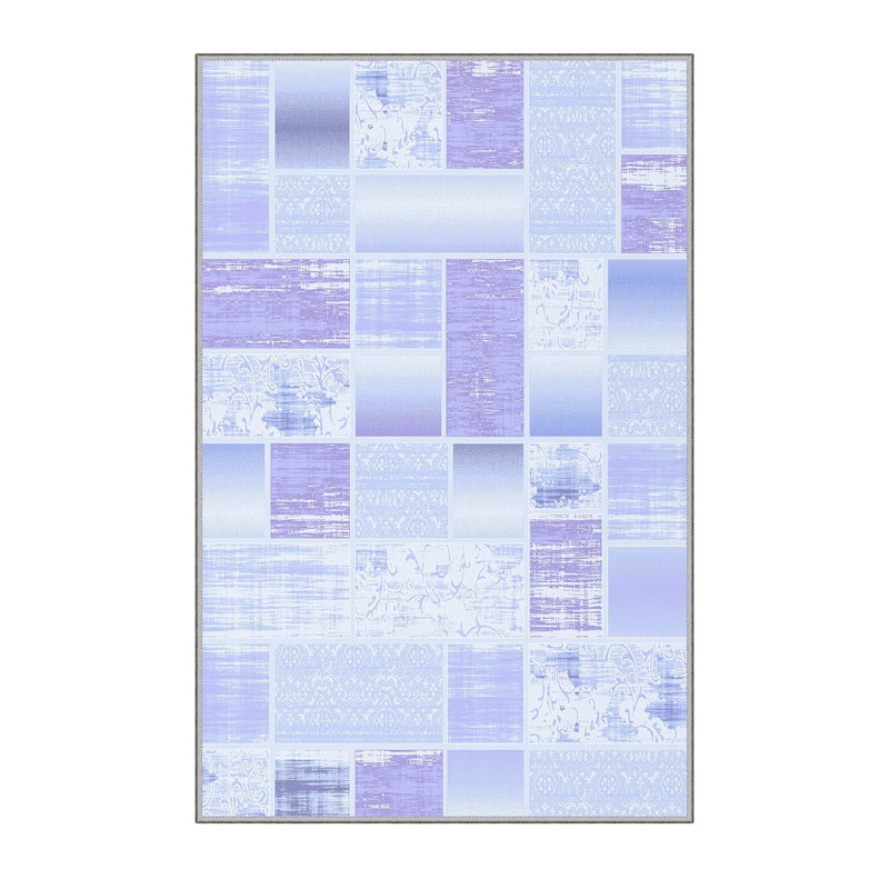 Premium Hall Carpet, 2.6 x 9.8 ft, 100% Polyester, 0.3 in Pile Height | Antibacterial, Non-Slip PVC Felt Dot Underside | Machine Washable, 3D Digital Printing | Durable & Stylish for Home Décor