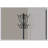 Free Standing Coat Rack with 8 Hooks and Umbrella Holder, Ideal for Entryways and Bedrooms, Classic Black Metal Design
