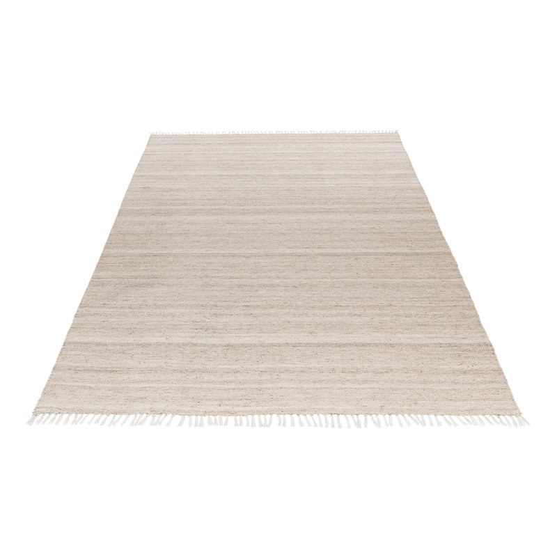 Nador Striped Area Rug, Rectangle 120 x 170cm, Ivory
