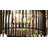 Park Row Pendant - Matte Black/French Gold - 32"W x 16.5"H-623216957