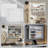 Wall-Mounted Display Case,5-Tier Display Cabinet With 2 Glass Doors And Adjustable Shelves-1665794782