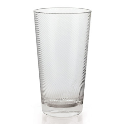 GET 4420-CL BPA-Free Heavy-Weight Textured Plastic Tumblers, 20 Ounce, Clear (Set of 12)