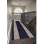 Custom Size Anti-Slip Latex Back Machine Washable Medium Profile Cut Pile Soft Meander Greek Key Navy Runner Rugs by Feet-1613933812
