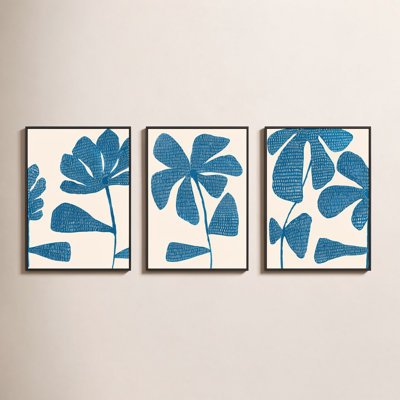 Ceramic Blue 1-3 3-Piece Print Set
