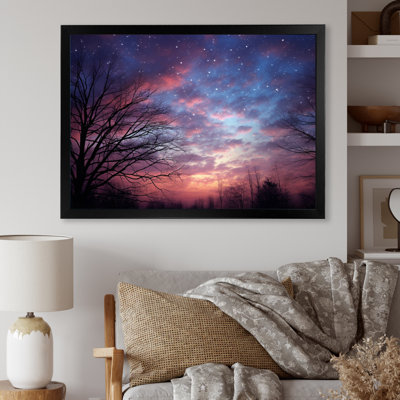 Mystic Twilight Sky Photo II - paysages, reproduction d'art sur toile