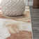 Cordier Abstract Two-Tone Modern Orange/Cream Rug