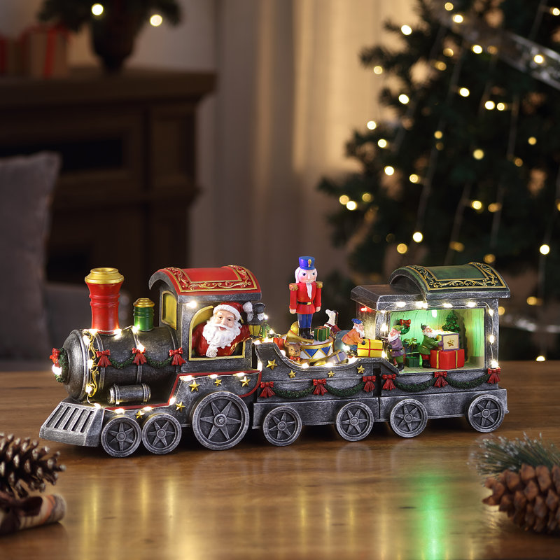 Train de Noël animé 20 po