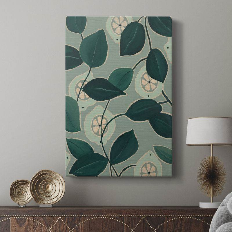 Limes monochromes - Cavas de galerie sur mesure, H 12 po x l 8 po