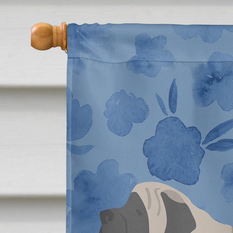 Caniche en polyester à 2 côtés 40 x 28 po standard welcome drapeau maison, Mastiff anglais