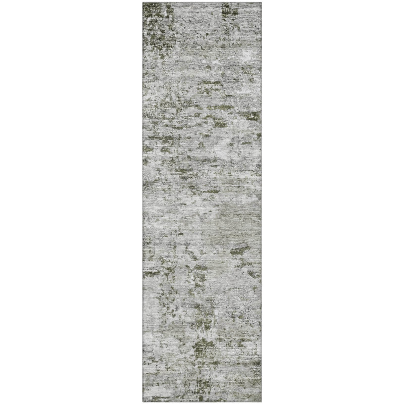 Premium Machine Washable Lubbers AMF1723 Modern Rug, Runner 2'3" x 7'6"