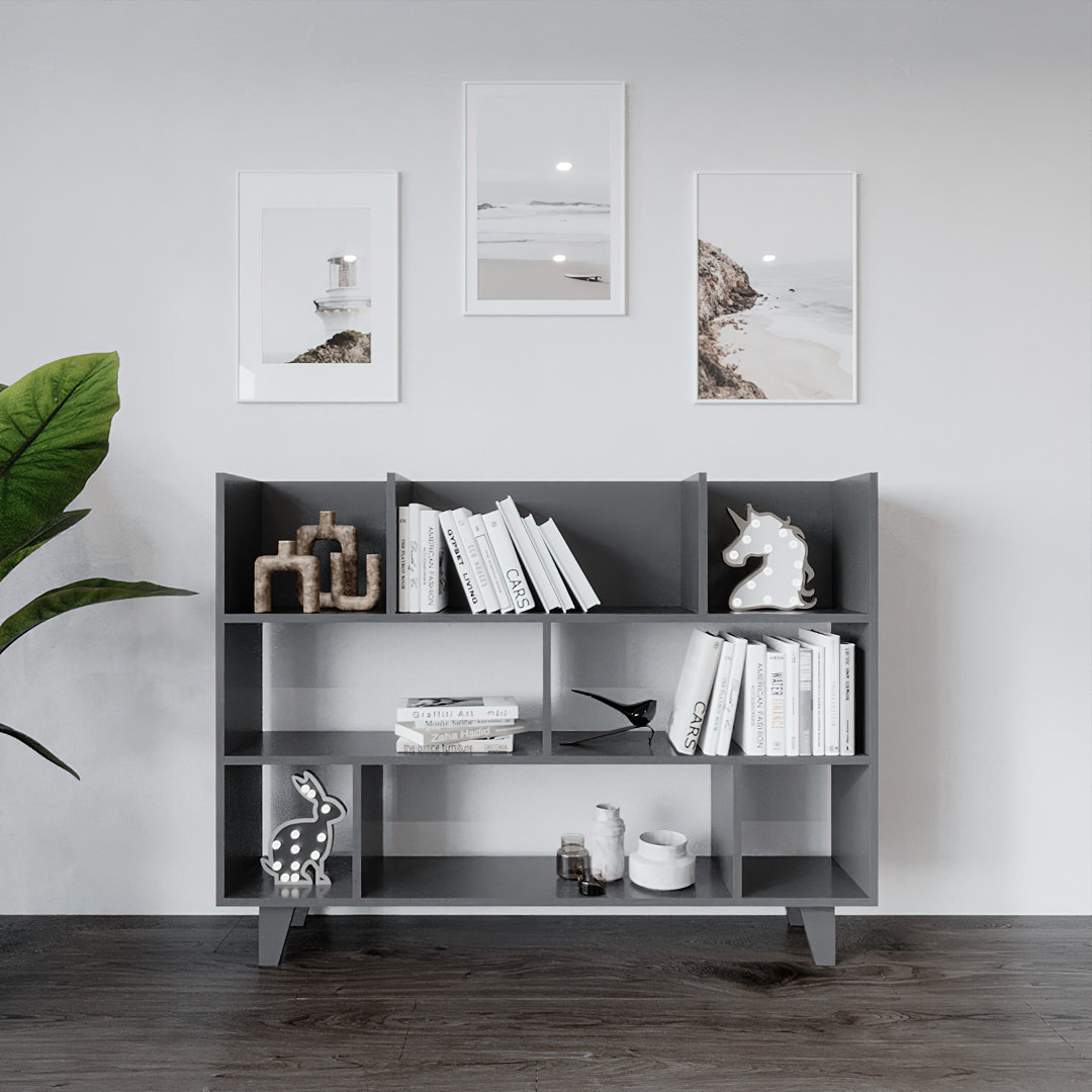 Micaylah 106cm H x 140cm W Standard Bookcase