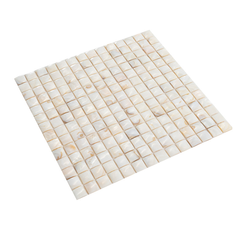 11.8'' W x 11.8'' L Glass Penny Round Mosaic Tile